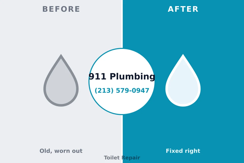 Before and after: plumbing repair Victory Lakes, NJ